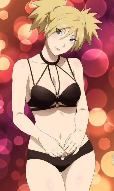 火影忍者拿大扇子的女忍者手鞠temari手机壁纸图片(10)