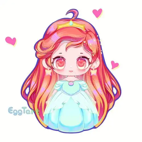 迪士尼公主爱丽儿q版头像