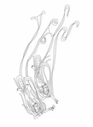 灵动飘逸 隽永秀丽——《敦煌飞天》范兴儒临摹作品精选