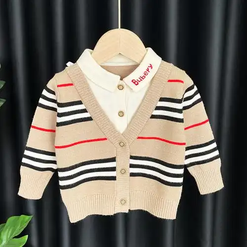 男童针织开衫1岁男孩宝宝春装婴幼儿毛衣外套2新生儿婴儿春秋薄款