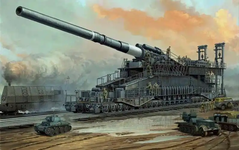 真-黄金古斯塔夫列车炮