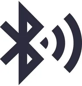 蓝牙符号矢量图标照片