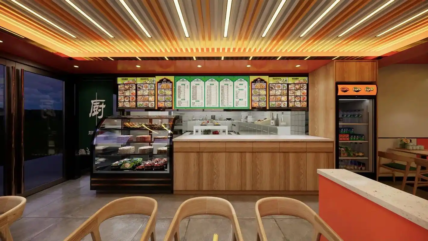 拉面馆设计案例分享|小编分享三大面馆装修设计要素:  面馆装 - 抖音