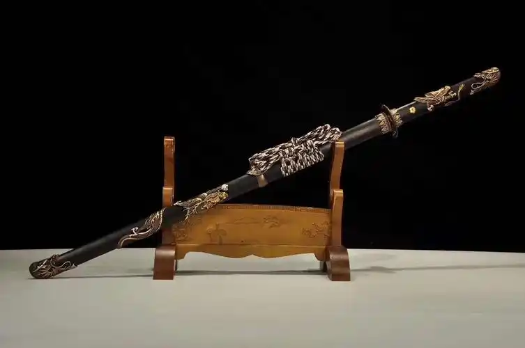 缠龙刀直款t10烧刃～手工精磨『规格』:全长104cm