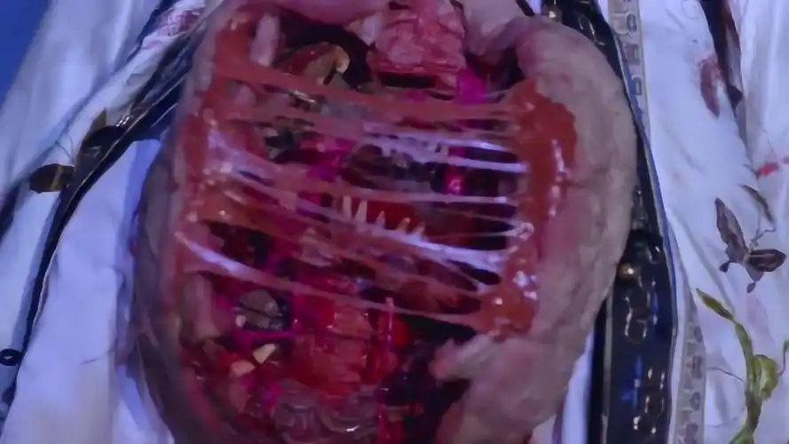 猛鬼食人胎姨太太被脏东西缠身破肚而出的那一刻太恶心了