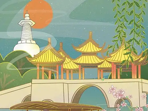 插画佛中国风_素材网站_图片免费下载-zcool站酷