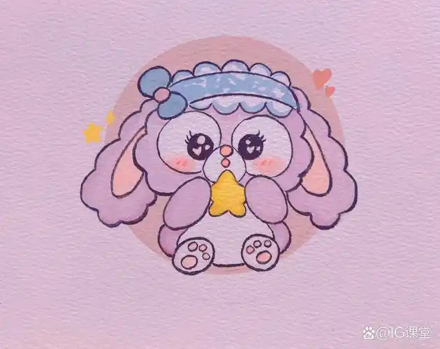 星黛露简笔画,一起画起来