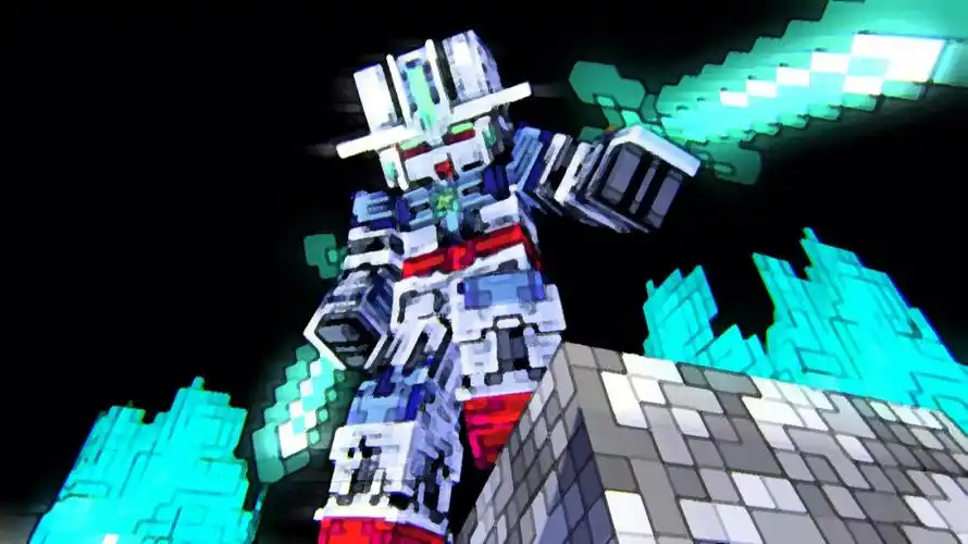 我的世界渲染量子00高达