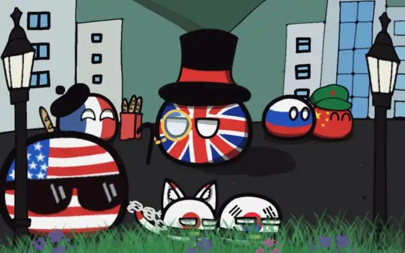 【波兰球绘画过程】英国只是在散步而已了