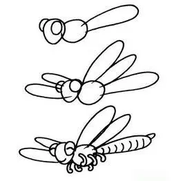 蜻蜓怎么画蜻蜓怎么画简单