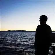 海边男生背影的qq头像广阔的胸襟似大海
