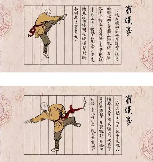 少林"看家拳"『罗汉拳』