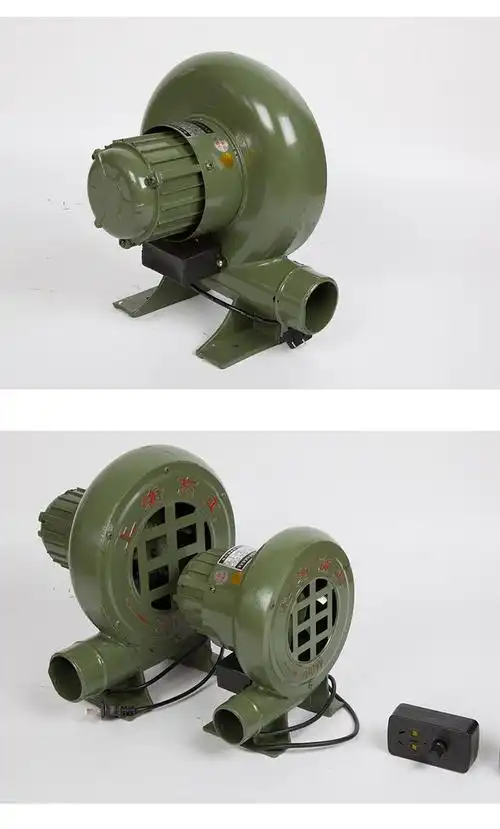 家用鼓风机锅炉吹风机炉灶风机小型离心式鼓风机220v380v铸铁100w电线