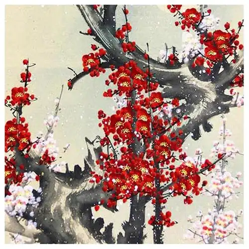 罗绮《红梅报春》 h020