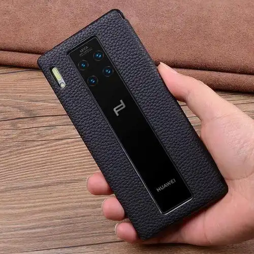 华为mate30rs手机套保时捷版保护套手机壳真皮包5g版真皮华为mate30rs