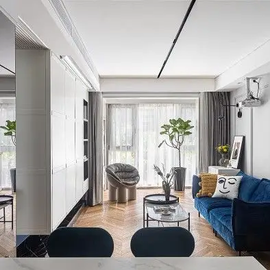 长方形客厅隔断