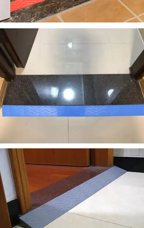 塑料门口门槛台阶斜坡垫家用室内扫地机器人爬坡斜坡板门坎垫高条橡胶