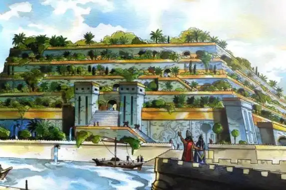 古巴比伦空中花园真实存在的人间天堂八大奇迹之一