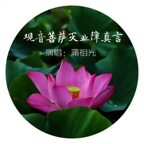 观音菩萨灭业障真言蒲祖光