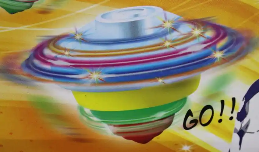 灯光旋转陀螺极速陀螺 发光陀螺玩具 闪光