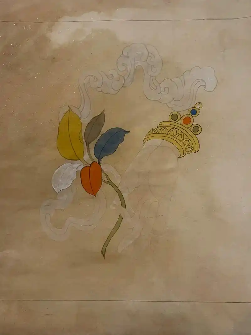 佛手小品完成73#工笔画 - 抖音