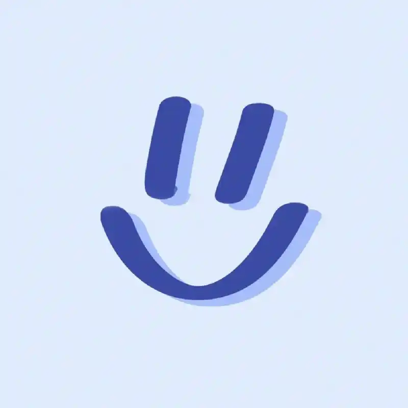 原创″微笑笑脸头像 女生头像  男生头像  简约头像  要的艾特我