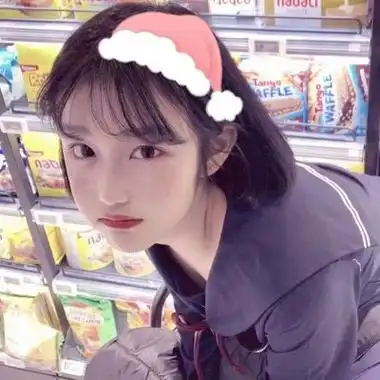 圣诞头像女生可爱大全戴小红帽,微信头像图片