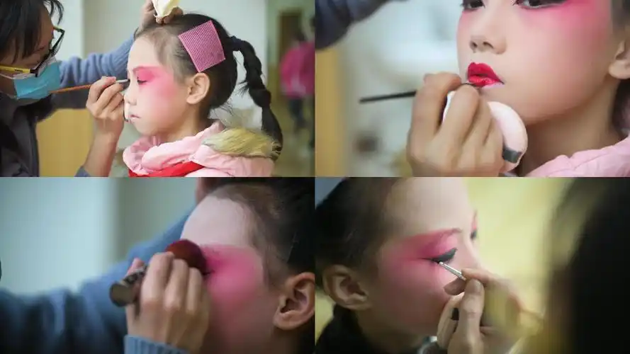 升格少儿京剧化妆彩妆花旦涂脂抹粉