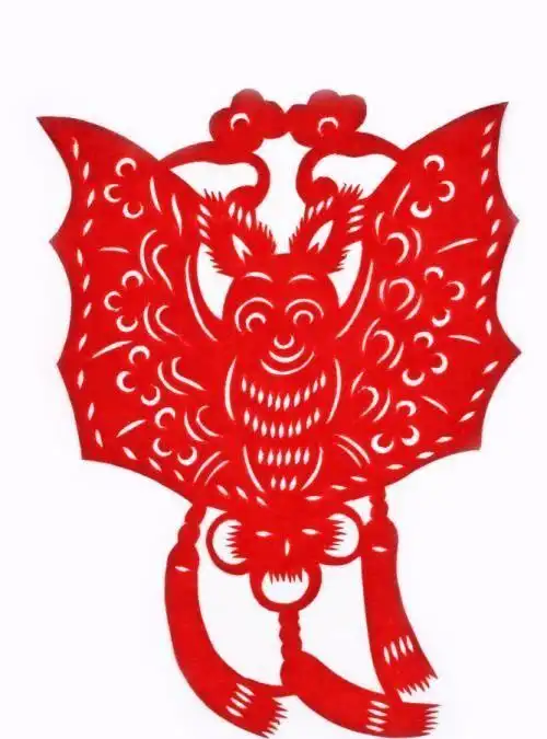 蝙蝠象征着吉祥如意,福星高照的意义.