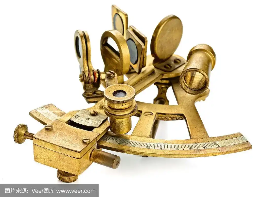 古老的青铜六分仪