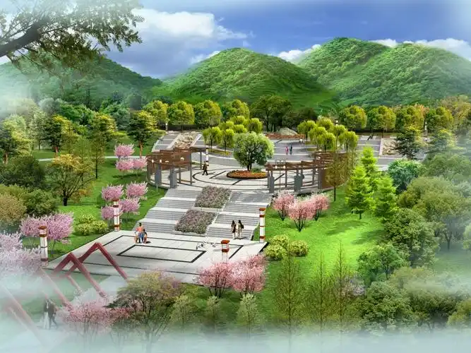 隆德县渝河(县城段)带状公园景观设计|景观设计|公园与花园|现代简约