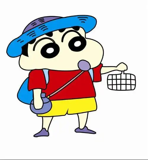 蜡笔小新卡通剪纸图案13张动漫卡通图片千千花