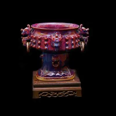 第四届中国东盟博览会国礼海晏鼎/孔家钧窑出品