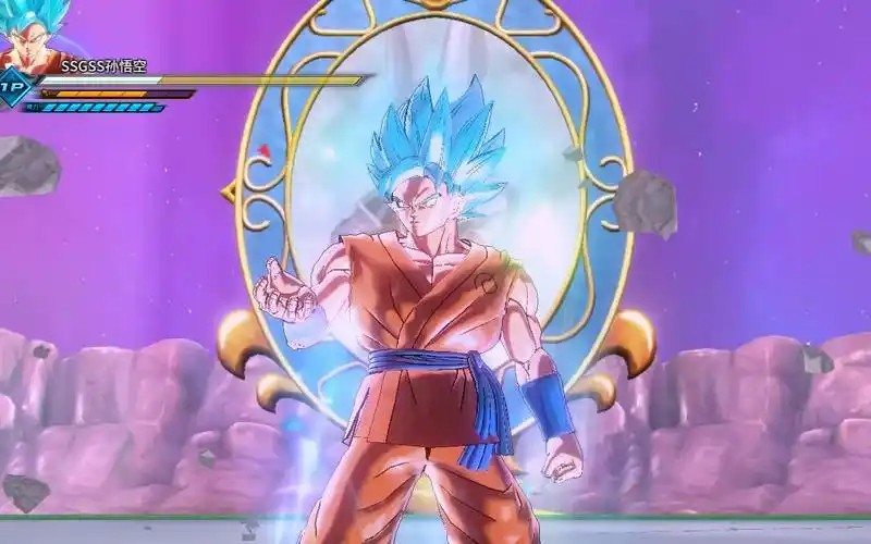 悟空超蓝界王拳变身