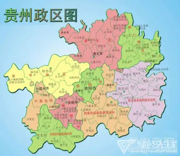 贵州政区图高清版(贵州政区高清地图)v1.0 - 绿色先锋下载