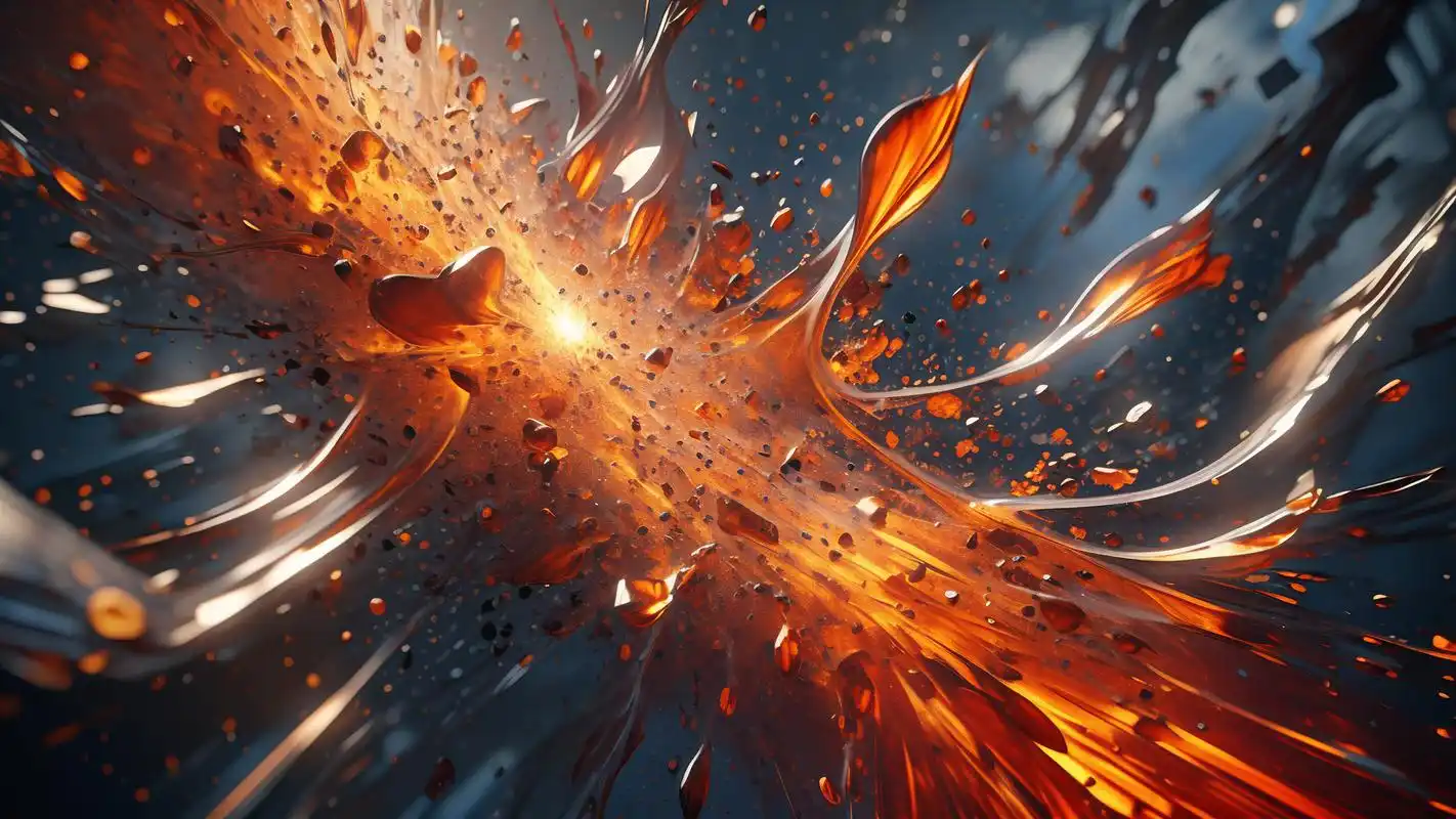 99炫酷玻璃破碎特效壁纸99