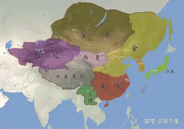 南宋时期的疆域图而从后来的事态发展看,金国与南宋确实是真想议和,没