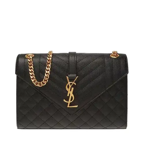 saintlaurent圣罗兰女士牛皮金属标识链条包单肩单肩女士包袋
