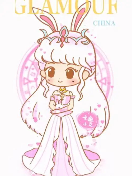 斗罗大陆小舞简笔画 可爱卡通画 四张小舞