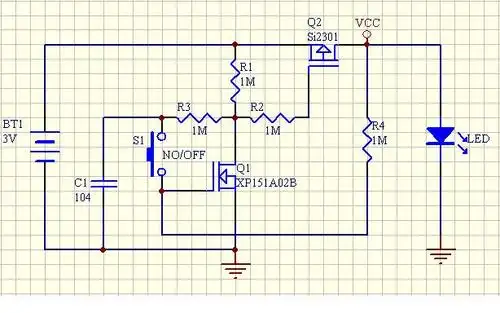 请教一键开关机电路