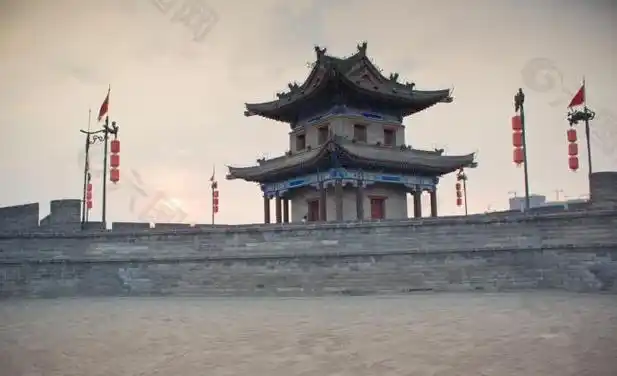 西安古城墙图片产品工业素材免费下载(图片编号:2863610)-六图网