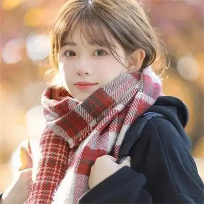 跨年红色系头像女唯美 最新红色女头像新年_女生头像_美头网