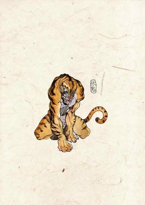 一组百鬼图鉴《百鬼录》