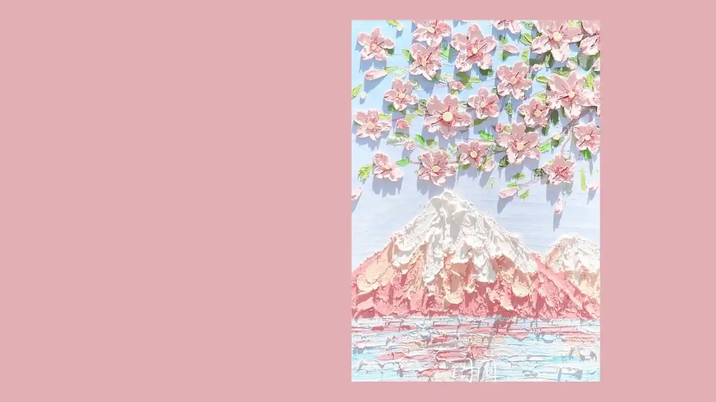 油画棒插画分享|ipad壁纸