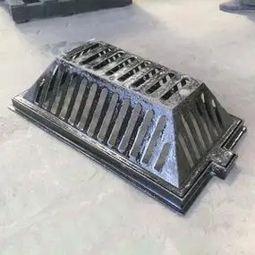 铸铁井盖方形溢流口 海绵城市专用溢流口溢水井球墨铸铁雨水篦子