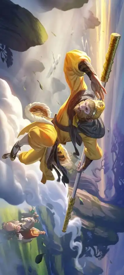 孙悟空 孙行者王者荣耀全屏手机壁纸