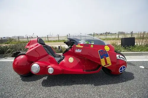 大友克洋genga展的展出品"金田special"摩托