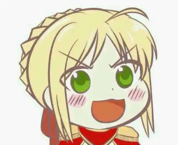 saber 呆萌q版头像 动漫女头,萌娘资源站