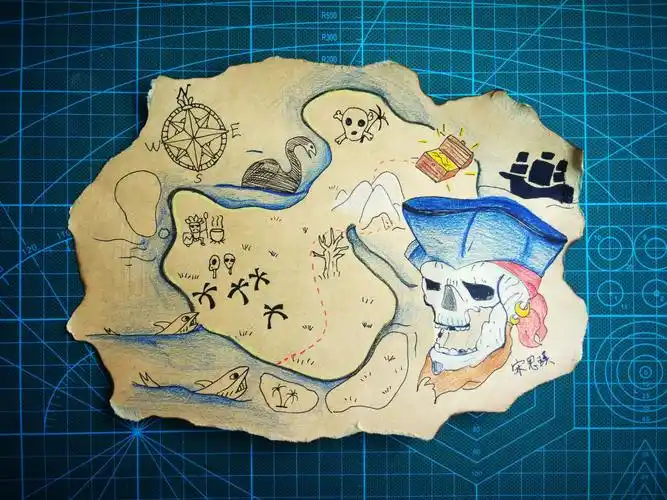 漫画班第14轮作品《海盗的藏宝图》