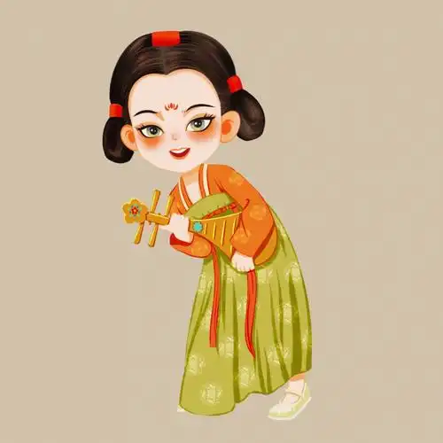 2022年度发布现场  #q版人物  #跨年要有仪式感  #古风插画  #汉服